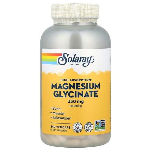 Solaray High Absorption Magnesium Glycinate 240 Vegcaps