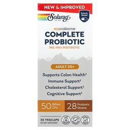 Solaray Mycrobiome Complete Probiotic Adult 50 30 Vegcaps