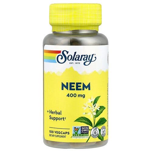 Solaray Neem 400 Mg 100 Vegcaps