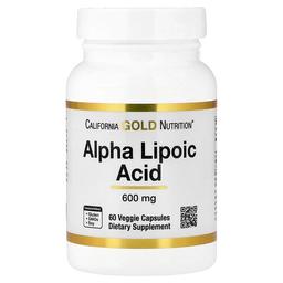 California Gold Nutrition Alpha Lipoic Acid 600 Mg 60 Veggie Capsules