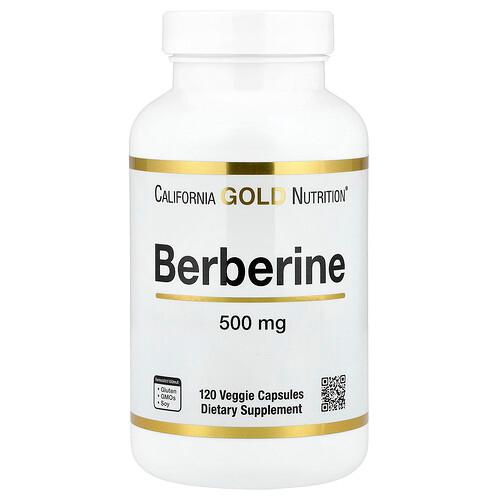 California Gold Nutrition Berberine Hci 500 Mg 120 Veggie Capsules