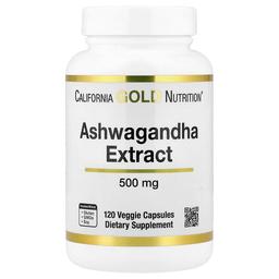 California Gold Nutrition Ashwagandha 500 Mg 120 Veggie Capsules
