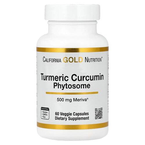 California Gold Nutrition Turmeric Curcumin Phytosome Meriva 500 Mg 60 Veggie Capsules