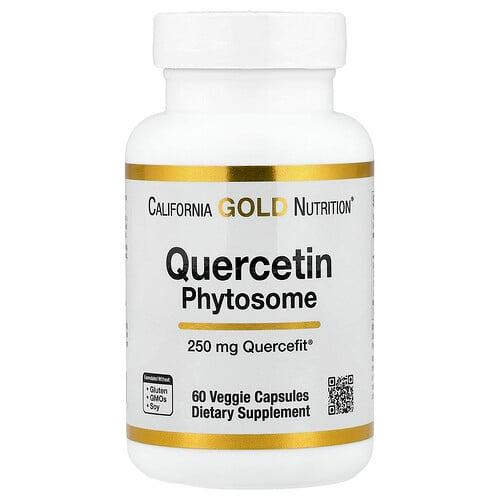 California Gold Nutrition Quercetin Phytosome Quercefit 250 Mg 60 Veggie Capsules