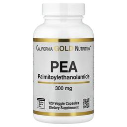 California Gold Nutrition Pea Palmitoylethanolamide 120 Veggie Capsules 300 Mg Per Capsule