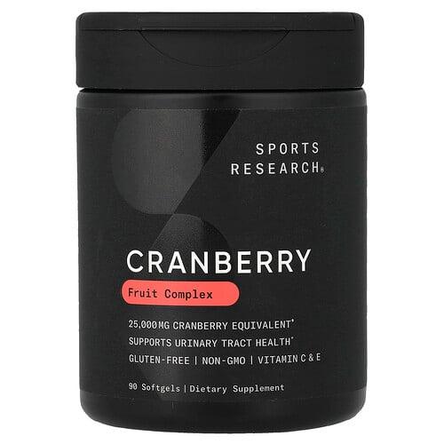 Sports Research Cranberry Fruit Complex 90 Softgels