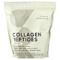 Sports Research Collagen Peptides Unflavored 20 Single Packets 0 39 Oz 11 G Each