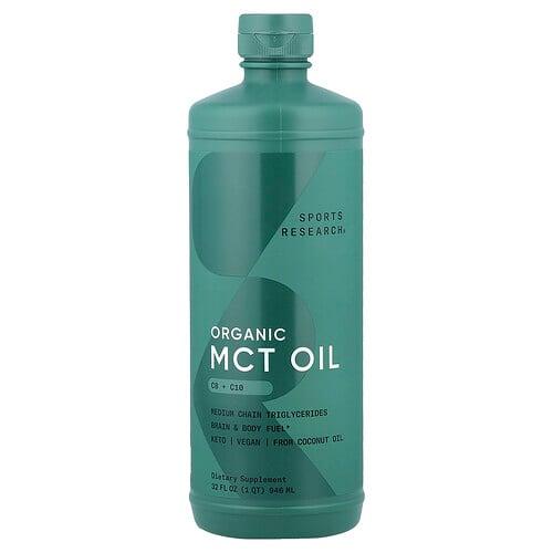 Sports Research Organic Mct Oil C8 C10 32 Fl Oz 946 Ml