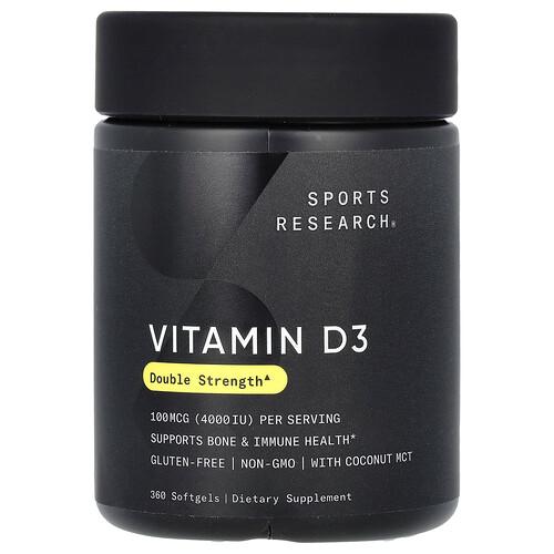 Sports Research Vitamin D3 100 Mcg 4 000 Iu 360 Softgels