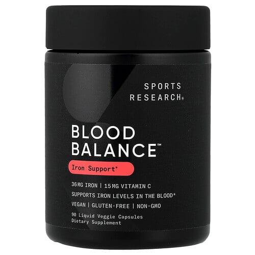 Sports Research Blood Balance 90 Liquid Veggie Capsules