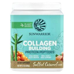 Sunwarrior Collagen Building Protein Peptides Salted Caramel 1 1 Lb 500 G