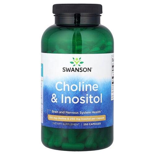 Swanson Vitamins Choline Inositol 250 Capsules