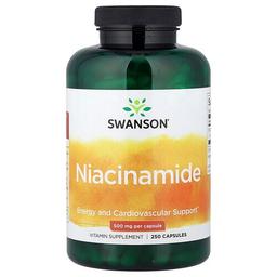 Swanson Vitamins Niacinamide 500 Mg 250 Capsules