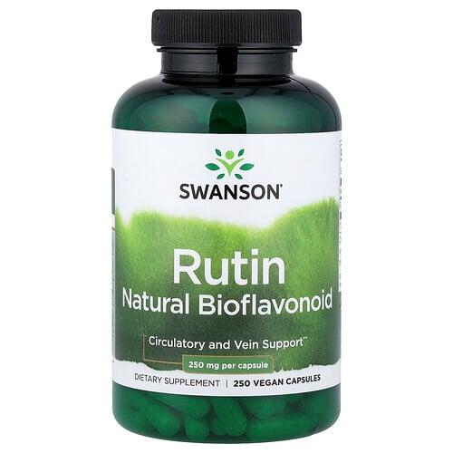 Swanson Vitamins Rutin Natural Bioflavonoid 250 Mg 250 Vegan Capsules