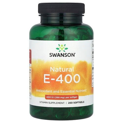 Swanson Vitamins Natural E 400 268 Mg 400 Iu 250 Softgels product image