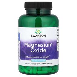 Swanson Vitamins Magnesium Oxide 200 Mg 250 Capsules