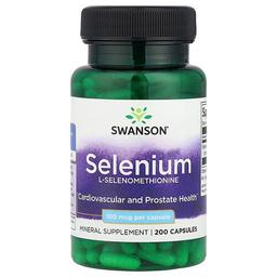 Swanson Vitamins Selenium 100 Mcg 200 Capsules