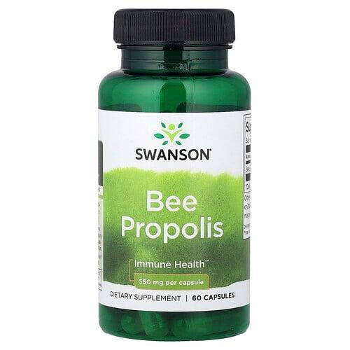 Swanson Vitamins Bee Propolis 550 Mg 60 Capsules product image