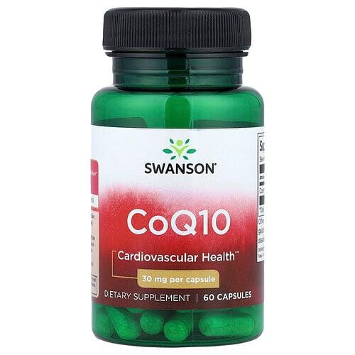 Swanson Vitamins Coq10 30 Mg 60 Capsules