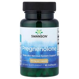 Swanson Vitamins Pregnenolone 10 Mg 90 Capsules