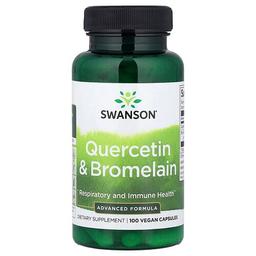 Swanson Vitamins Quercetin Bromelain 100 Vegan Capsules