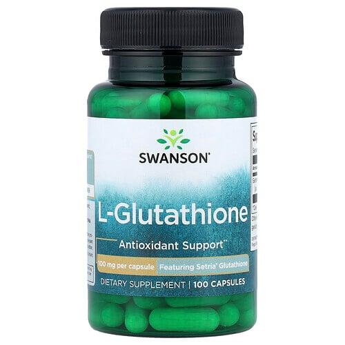 Swanson Vitamins L Glutathione 100 Mg 100 Capsules
