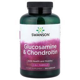 Swanson Vitamins Glucosamine Chondroitin 200 Capsules