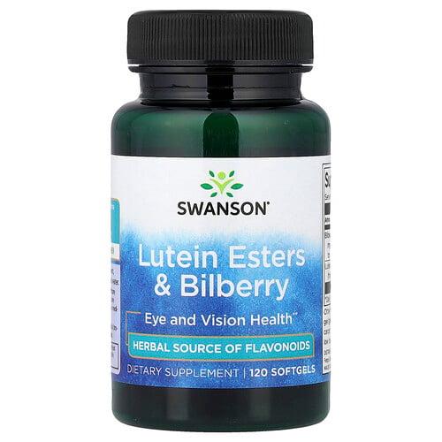 Swanson Vitamins Lutein Esters Bilberry 120 Softgels