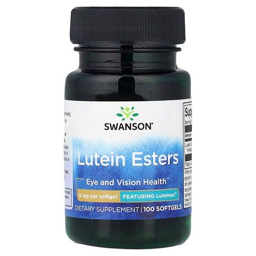 Swanson Vitamins Lutein Esters 6 Mg 100 Softgels product image
