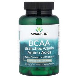 Swanson Vitamins Bcaa 100 Capsules