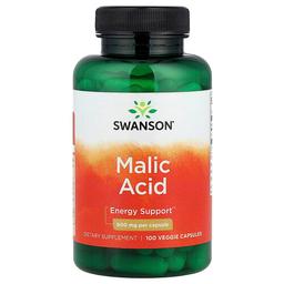 Swanson Vitamins Malic Acid 600 Mg 100 Veggie Capsules