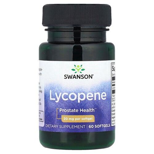 Swanson Vitamins Lycopene 20 Mg 60 Softgels