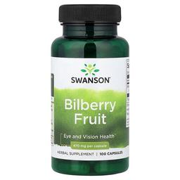 Swanson Vitamins Bilberry Fruit 470 Mg 100 Capsules