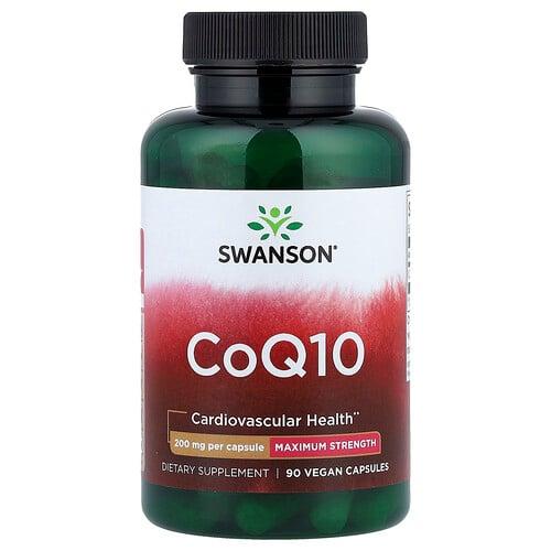 Swanson Vitamins Coq10 200 Mg 90 Vegan Capsules product image
