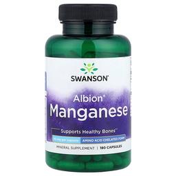 Swanson Vitamins Albion Manganese 40 Mg 180 Capsules