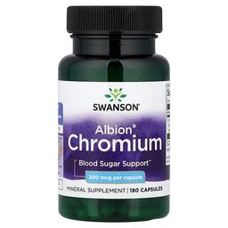 Swanson Vitamins Albion Chromium 200 Mcg 180 Capsules