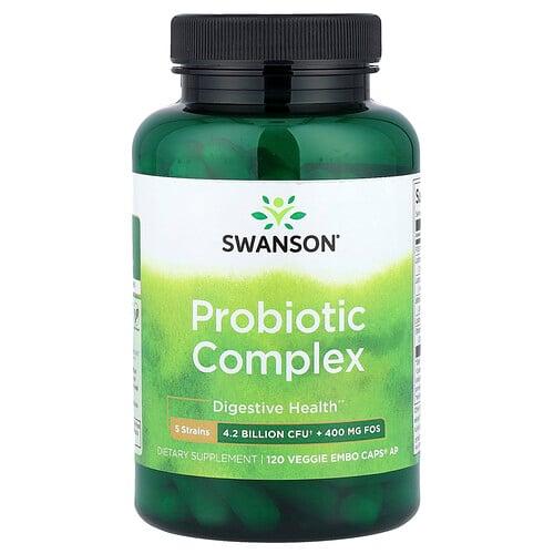 Swanson Vitamins Probiotic Complex 120 Veggie Embo Caps Ap