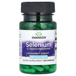 Swanson Vitamins Selenium 200 Mcg 120 Capsules