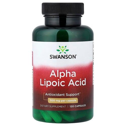 Swanson Vitamins Alpha Lipoic Acid 300 Mg 120 Capsules
