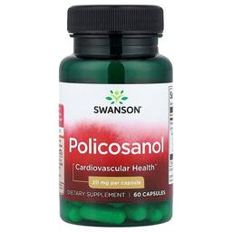 Swanson Vitamins Policosanol 20 Mg 60 Capsules