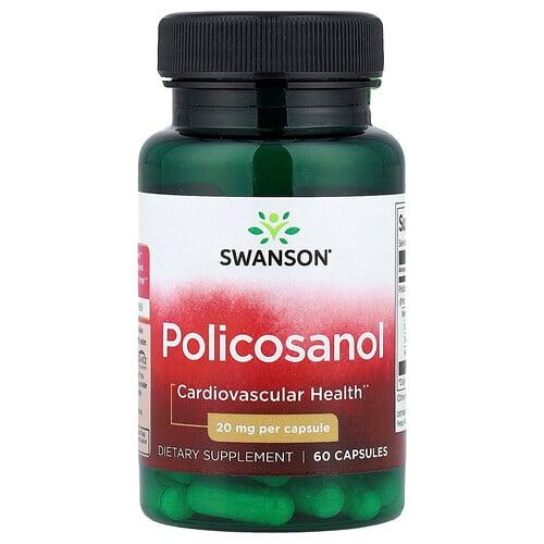 Swanson Vitamins Policosanol 20 Mg 60 Capsules