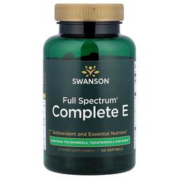 Swanson Vitamins Full Spectrum Complete E 120 Softgels