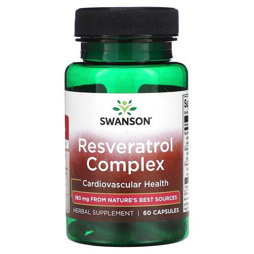 Swanson Vitamins Resveratrol Complex 60 Capsules