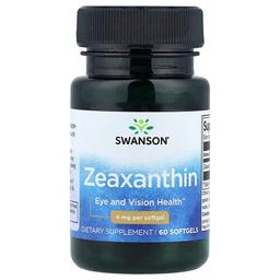 Swanson Vitamins Zeaxanthin 4 Mg 60 Softgels