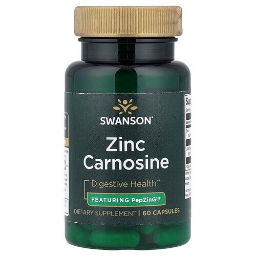 Swanson Vitamins Zinc Carnosine 60 Capsules