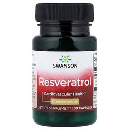 Swanson Vitamins Resveratrol 50 Mg 30 Capsules
