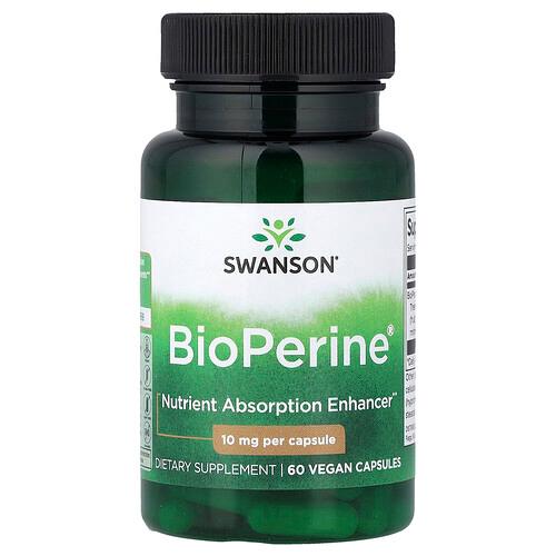 Swanson Vitamins Bioperine 10 Mg 60 Vegan Capsules product image