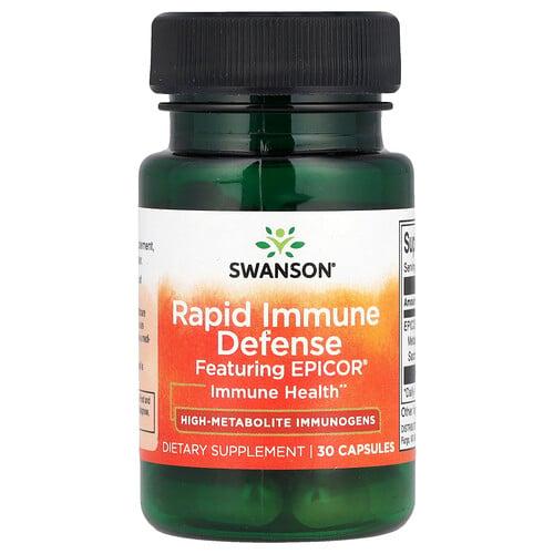 Swanson Vitamins Rapid Immune Defense 30 Capsules 500 Mg Per Capsule