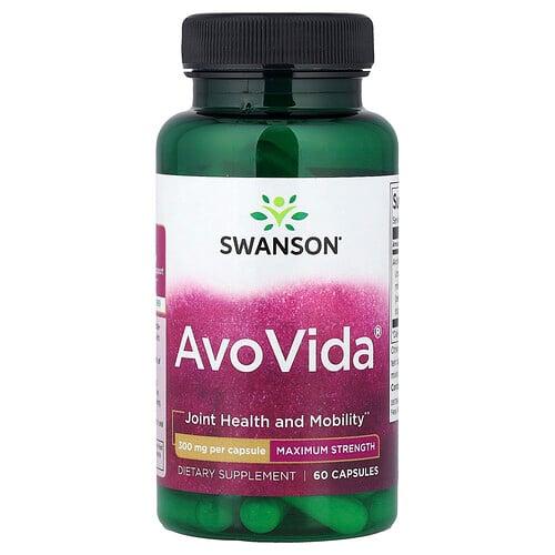 Swanson Vitamins Avovida Maximum Strength 300 Mg 60 Capsules