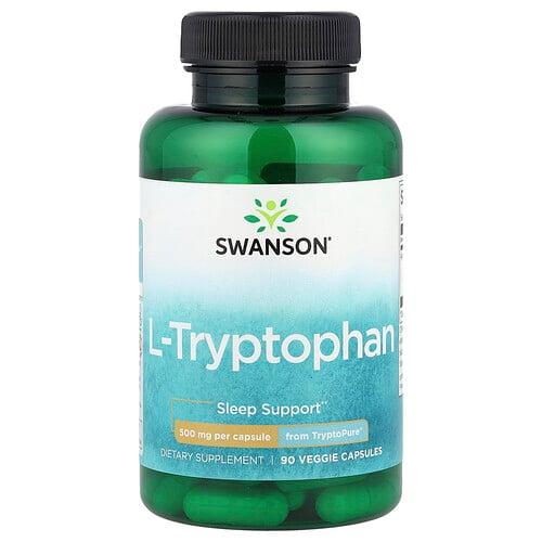 Swanson Vitamins L Tryptophan 500 Mg 90 Veggie Capsules